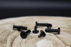 Schroefjes (4x) zwart