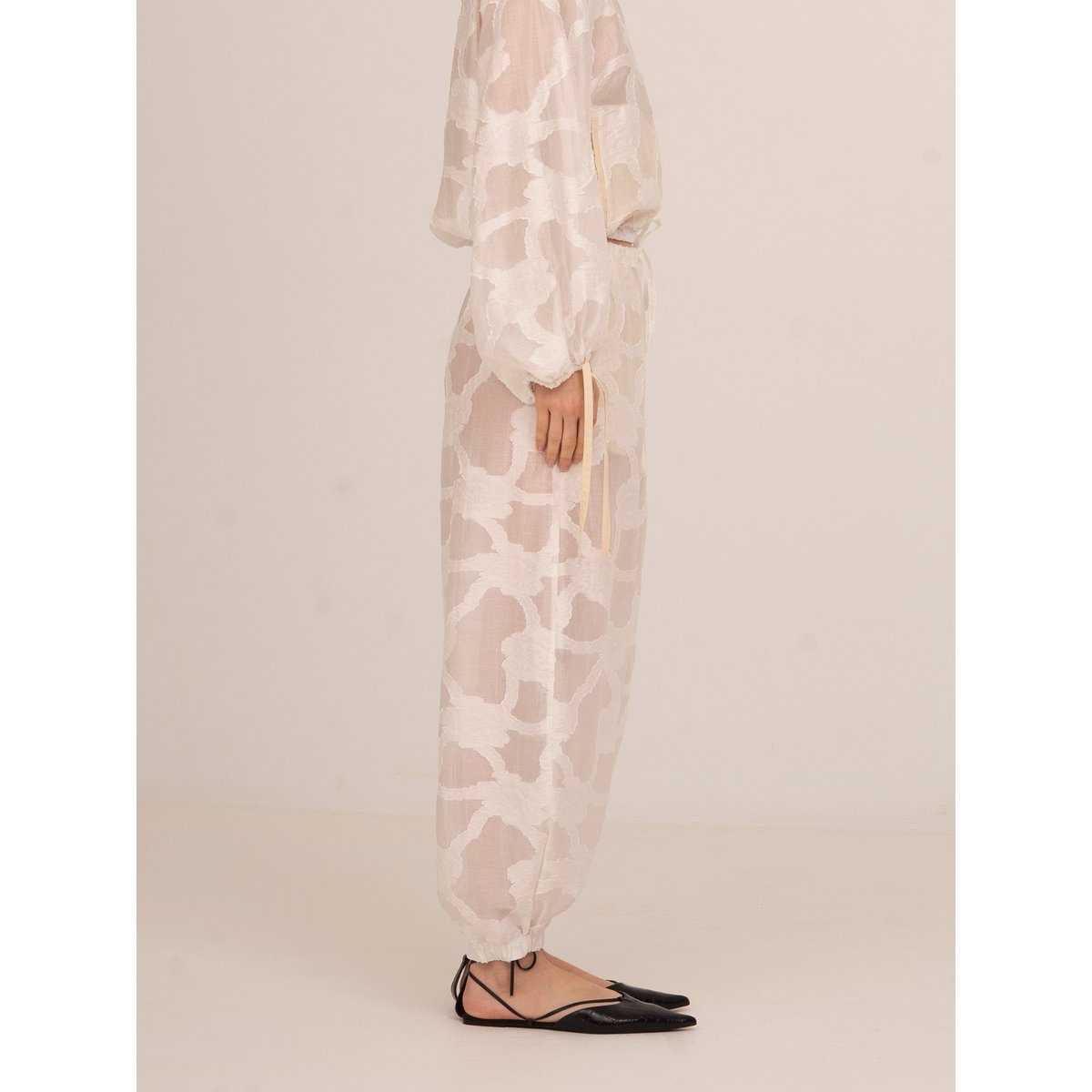 Printworks White Balloon Pants