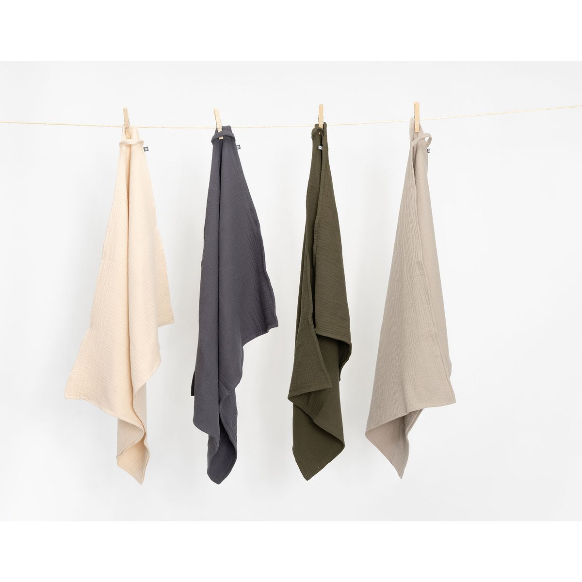 Torchon en mousseline (lot de 2)