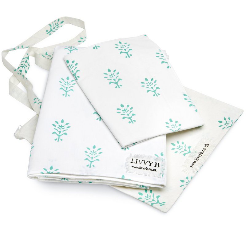 Set copripiumini e cuscini Booti Aqua