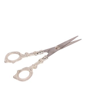 Schere 18 cm – Silber – Messing