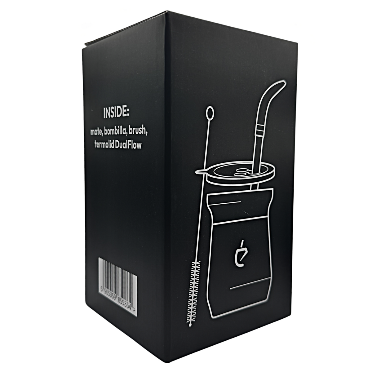 Yerba Mate Set Termolid DualFlow Pro - Obsidian Black | FN Mate®