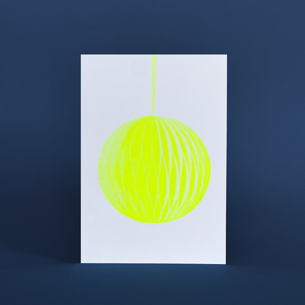 Risography Postcard - Jewelry Yellow - Din A6
