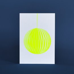 Risography Postcard - Jewelry Yellow - Din A6