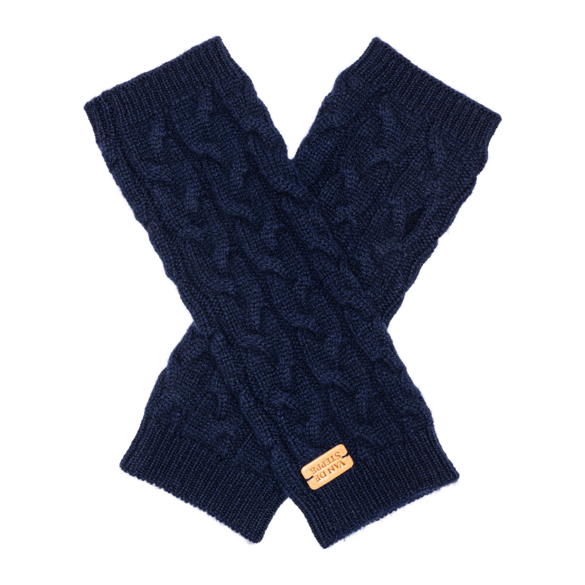 "Anou" Fingerless Cashmere Gloves