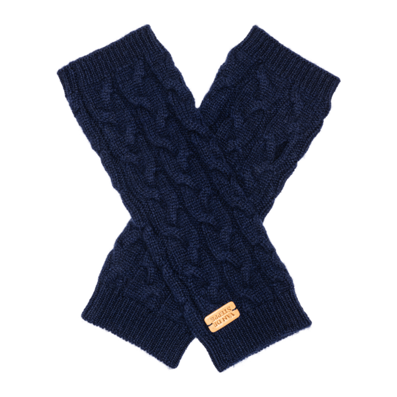 "Anou" Fingerless Cashmere Gloves