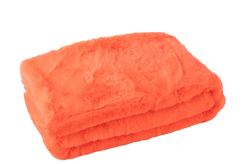 J-Line blanket Cutie - polyester - fluorescent orange