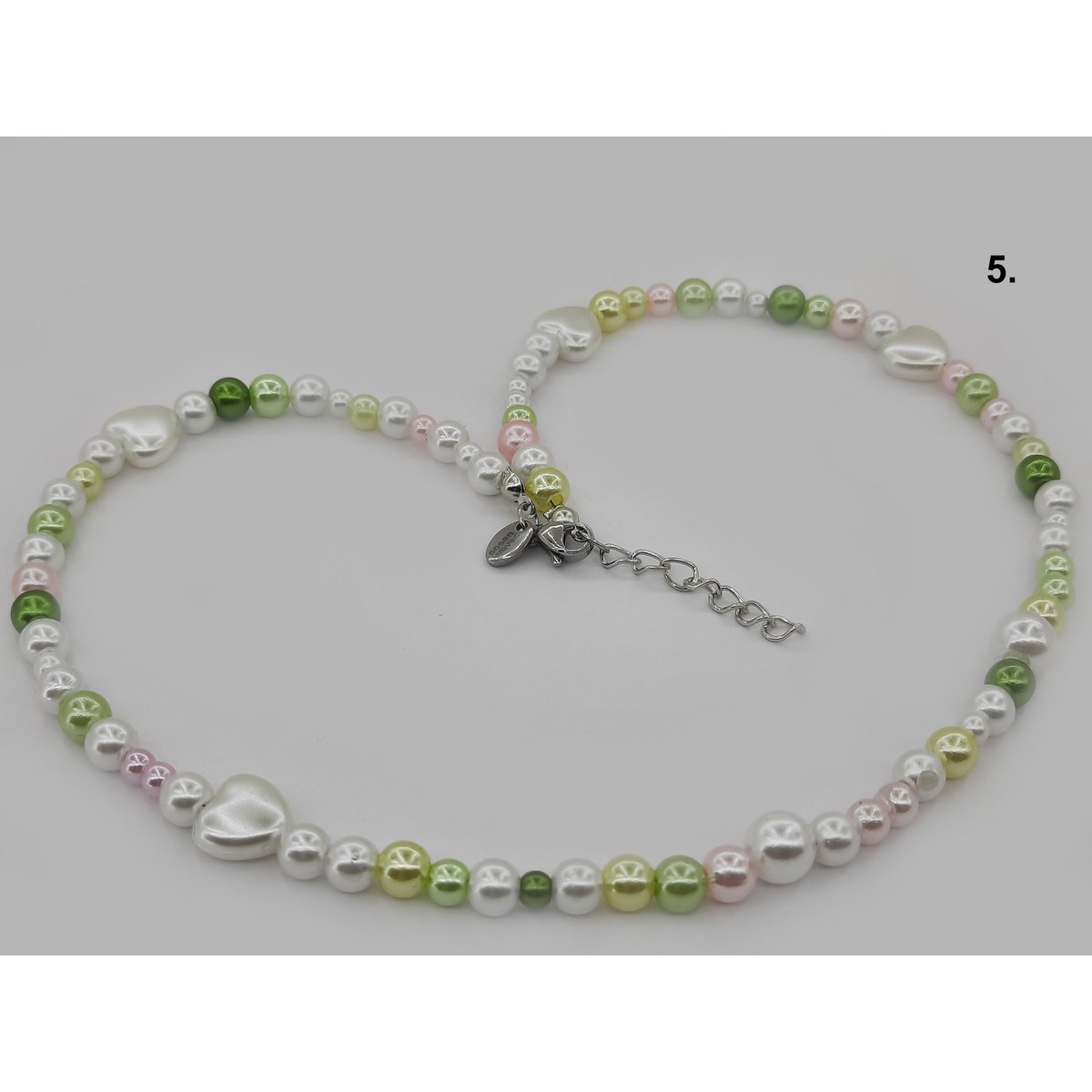 %238 Ensemble collier de perles tendance