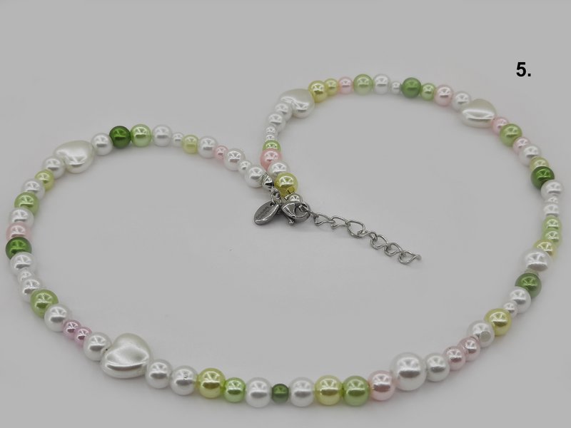 %238 Trendy pearl necklace set