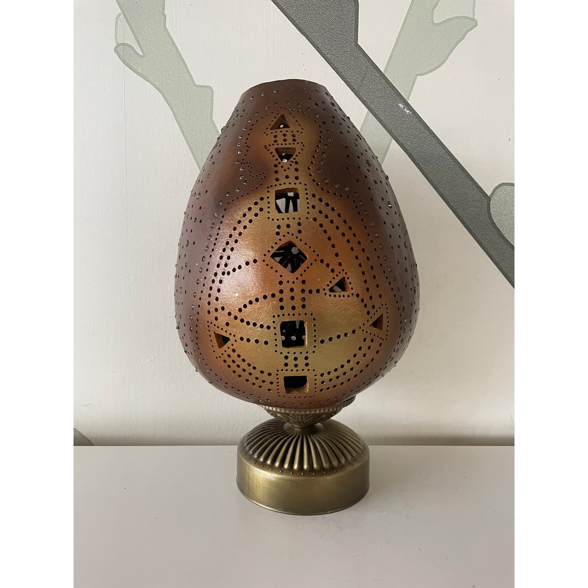 Lampa z tykwy - projekt ludzki 2