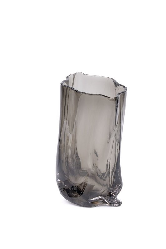 POCKET GREY GLASS VASE