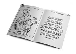 Libro de actividades para colorear de artistas latinos