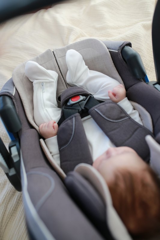 Linned anti-sweat-indsats/ foring til et babysæde