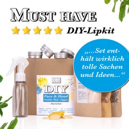 DIY HAIR - FACE - LIPS plejesæt fra spreetherm inkl. sprayflaske lavet af genbrugsmateriale, naturlige ingredienser og meget mere. %23 omsorgsgave