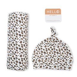 Lulujo Hello World Fascia e Cappello - Leopardo