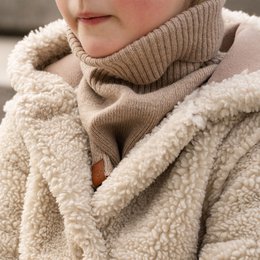 Calentador de cuello Dickie para niños de punto de merino y cachemira