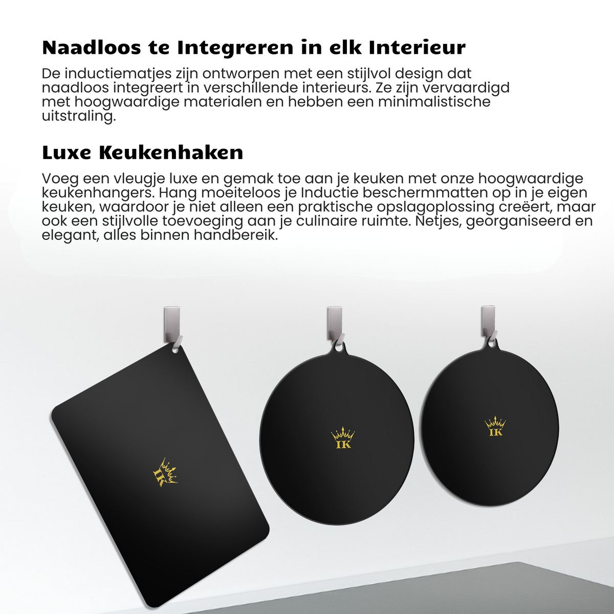 Induction protectors - black, premium quality