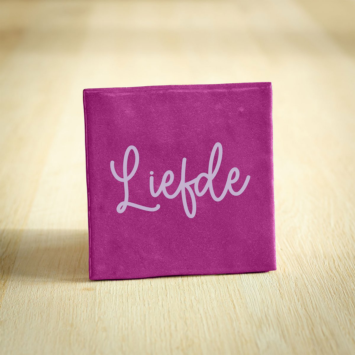 Tegeltje - Liefde | Paars & Lila | 10x10cm