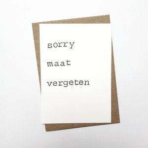 Sorry mate, forget