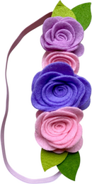 DIY lila Haarband
