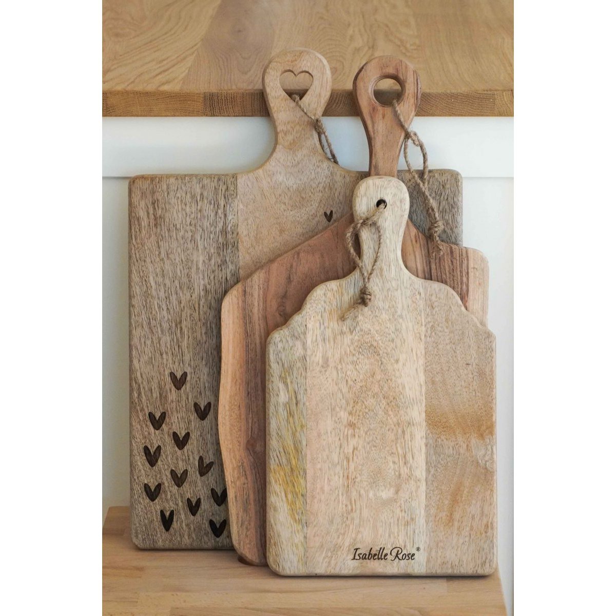 Planche à découper en bois Small 25x15 cm Isabelle Rose