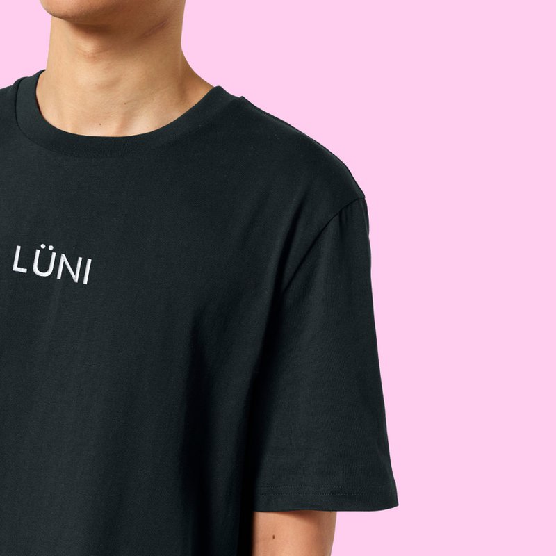 T-shirt unisex LÜNI wykonany z bawełny organicznej