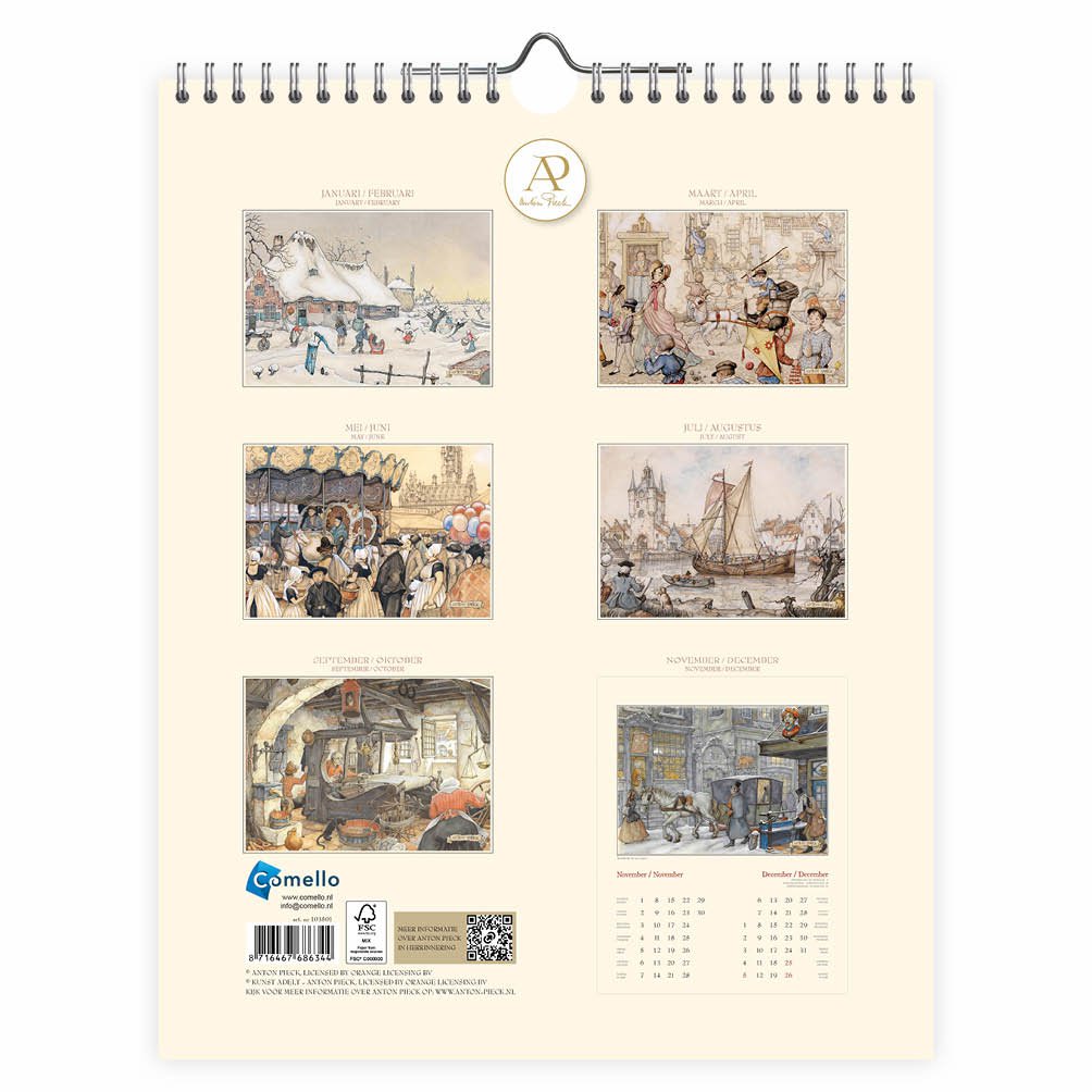 0013 Anton Pieck kalender Projector 2027