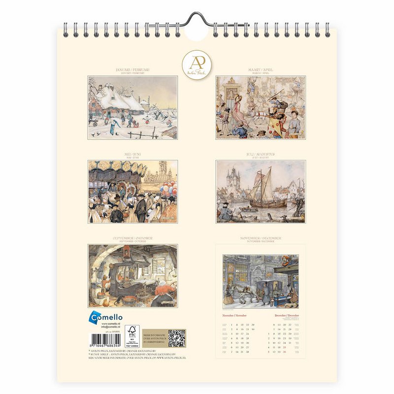 0013 Anton Pieck kalender Projector 2027