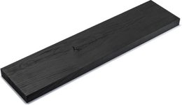 Tu Las™ schwebendes Wandregal aus Holz – 94 x 22 x 4 cm – handgefertigtes längliches Bücherregal – Eschenholz