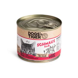 Dogs'n Tiger Adult Premium Cat Food Feast, vådfoder, kornfri, oksekød