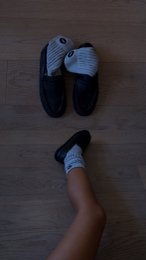 BESO ACOGEDOR | 2er juego | mezcla blanco roto y gris