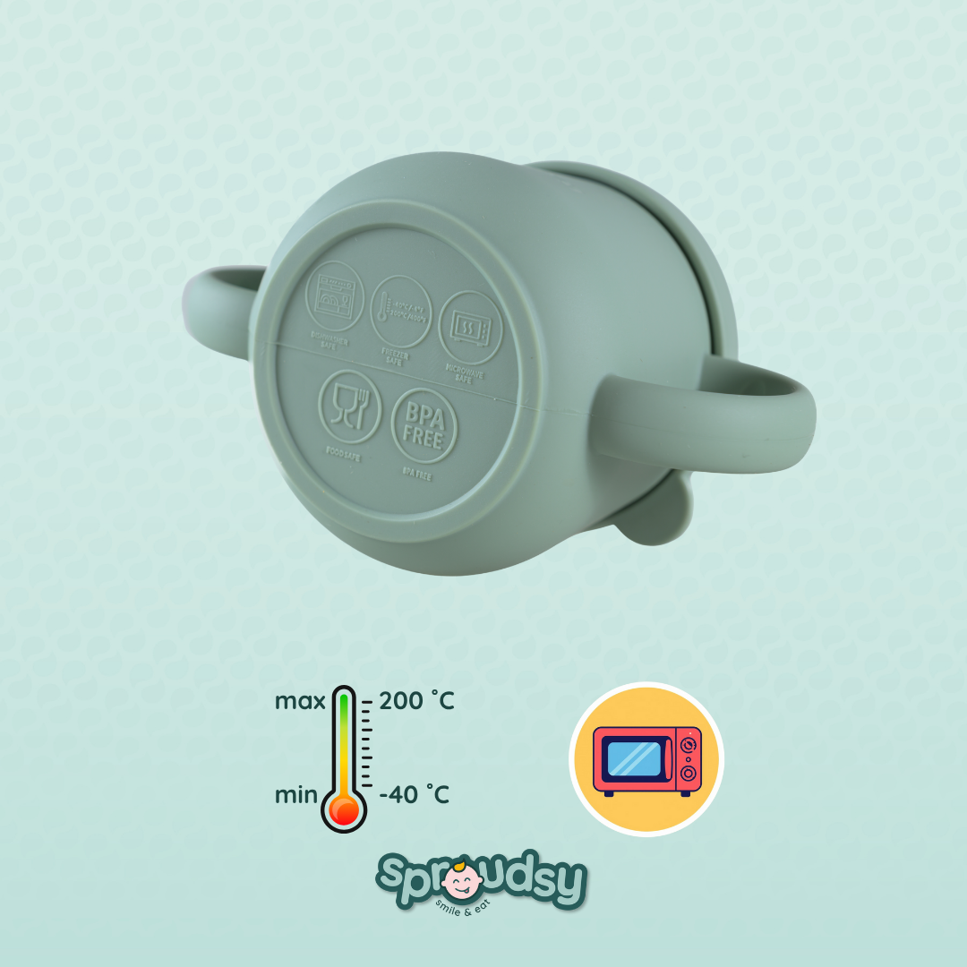 Vaso de práctica para bebé con pajita – Teddy Bear