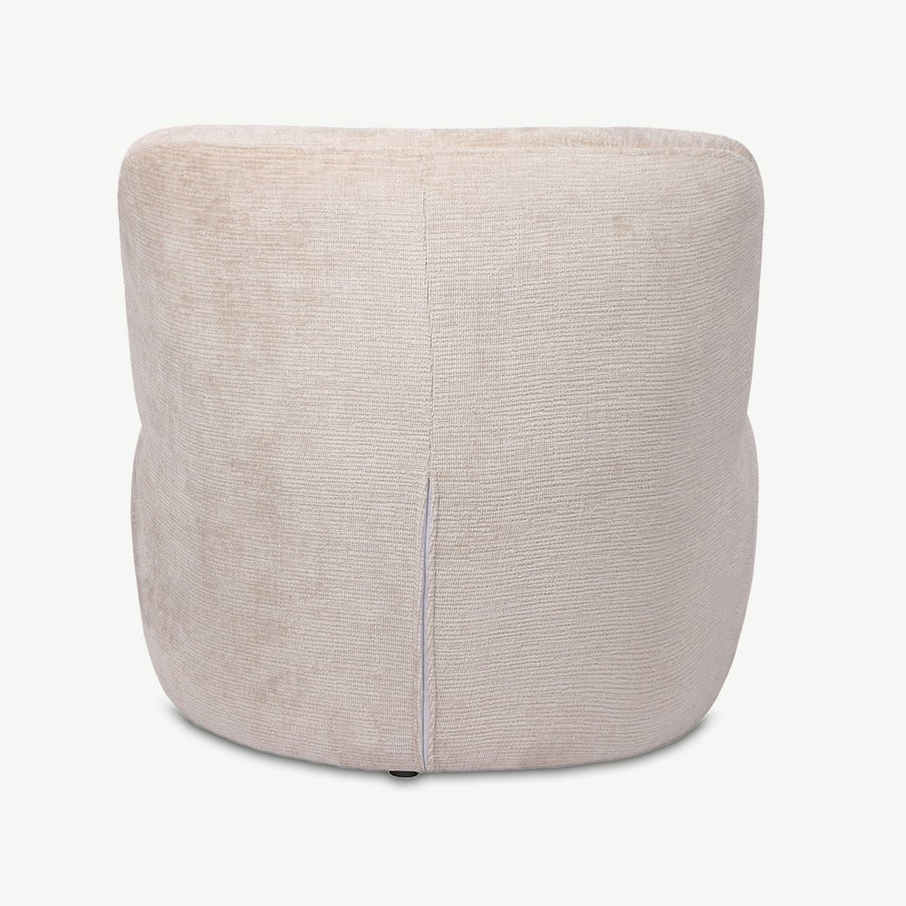 Vulcan Lounge Chair, Beige Fabric