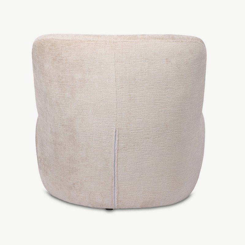 Vulcan Lounge Chair, Beige Stoff