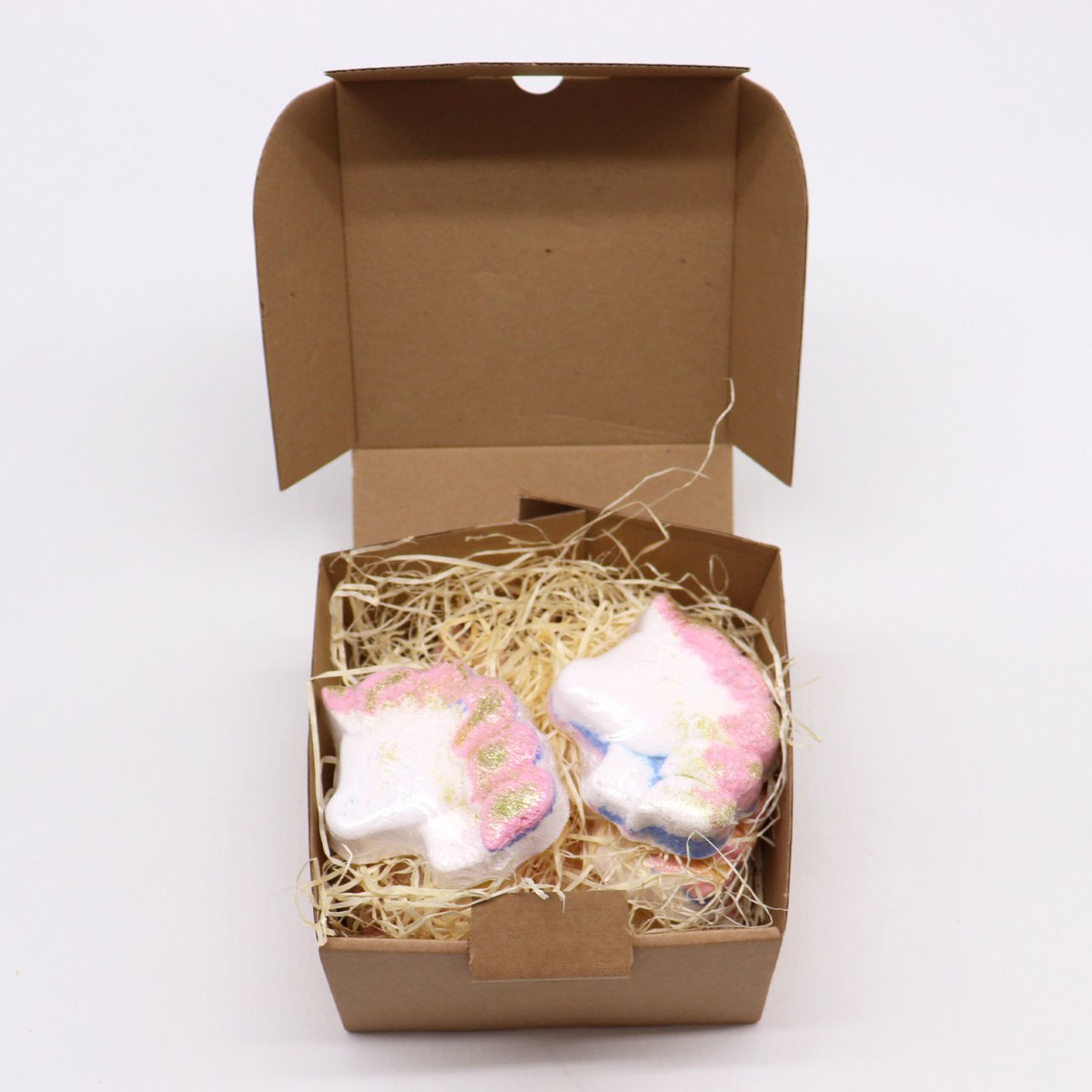 8x Einhorn-Badebombe 100g - Passionsfrucht