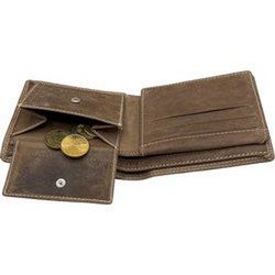 Portfel męski Arrigo w Billfold Model of Cognac w kolorze koniakcyjnym skóry Buffalo