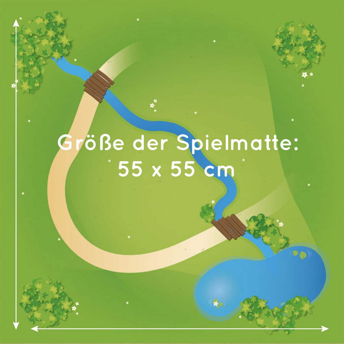 Playmat - Mały krajobraz ze strumieniem