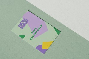 Kleurrijke kaarten "Veel Beterschap"