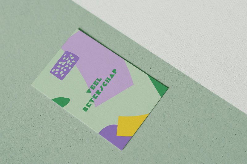 Tarjetas de colores "Veel Beterschap"