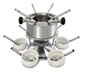 Burgunder-Fondue-Set für 6 Personen, Durchmesser 17 cm Rotel Swiss Tradition