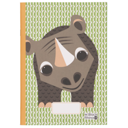 A5 notebook | Rhinoceros | Recycled paper - Made in France