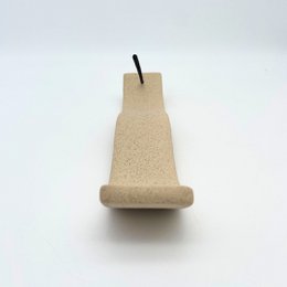en solrig dag røgelsesholder - røgelsesholder - keramik - bølget