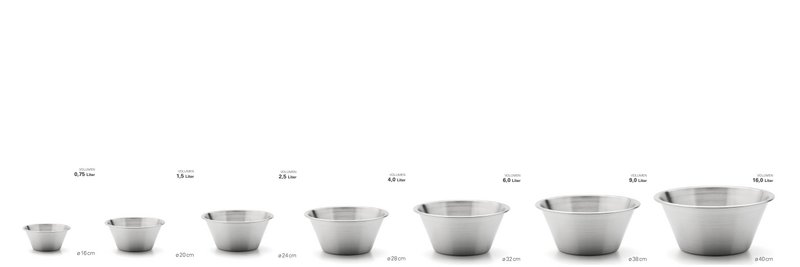 Kitchen bowl "Gastro +" made of stainless steel - Ø 36 cm