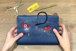 Cuaderno de Viaje Stitch Azul Marino