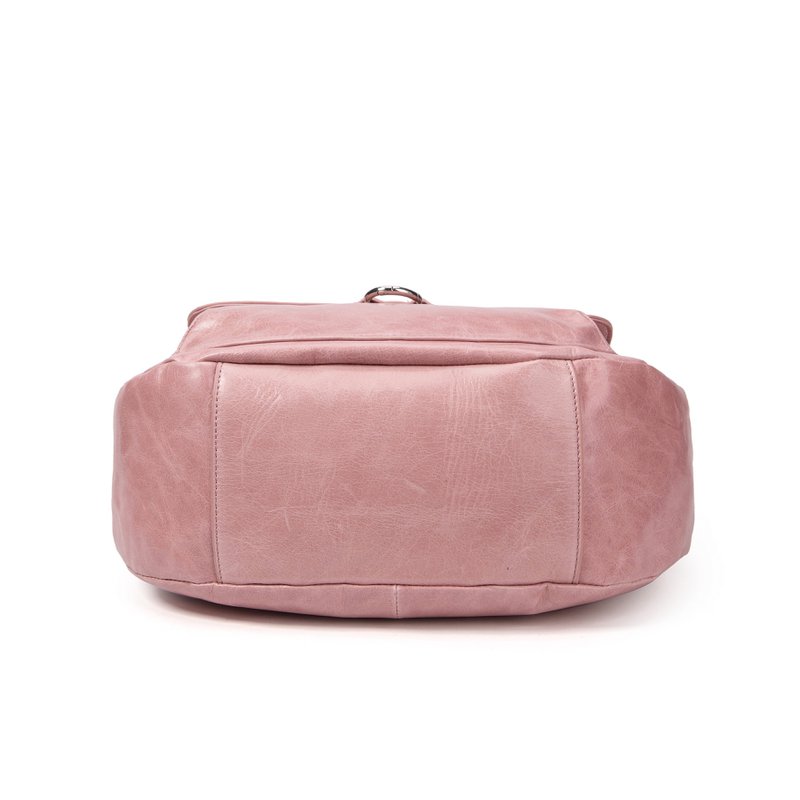 Ully roze hobo lederen tas