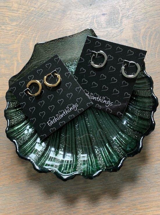Round Hoops Earrings Silver