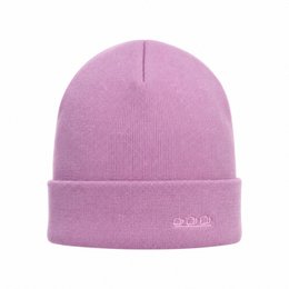K5001CI | ORTLES - Unisex Cap in Tubular Stockinette Knit Made in Italy. Lilac color