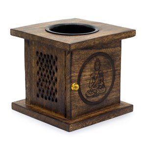 Mango wooden burner - Buddha