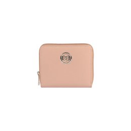 RB1086AU | Damenbrieftasche mit Reißverschluss, hergestellt in Italien aus echtem Saffiano-Leder. Pulverfarbe