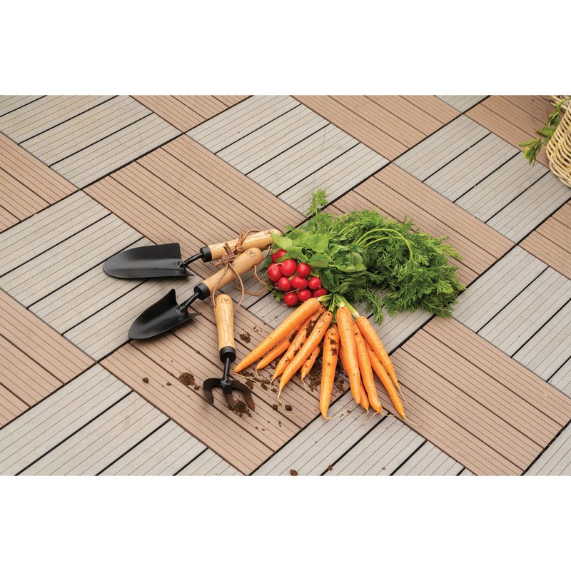 Set of 3 Gardening Tools with Storage Box